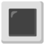 White Square Button Emoji (Google)