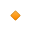 Small Orange Diamond Emoji (Google)