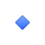 Small Blue Diamond Emoji (Google)