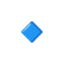 Small Blue Diamond Emoji (Google)