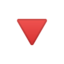 Red Triangle Pointed Down Emoji (Google)