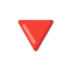 Red Triangle Pointed Down Emoji (Google)