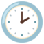 two o’clock Emoji (Google)