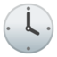 Four O’Clock Emoji (Google)