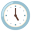 Five O’Clock Emoji (Google)