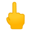 Middle Finger Emoji (Google)