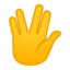Vulcan Salute Emoji (Google)