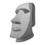 Moai Emoji (Google)
