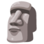 moai-beeld Emoji (Google)