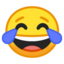 Face With Tears Of Joy Emoji (Google)