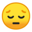 Pensive Face Emoji (Google)