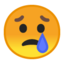 Crying Face Emoji (Google)
