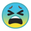 Tired Face Emoji (Google)