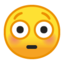 Flushed Face Emoji (Google)