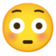 rosto ruborizado Emoji (Google)