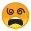 Dizzy Face Emoji (Google)