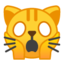 Weary Cat Face Emoji (Google)