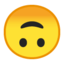 Upside-Down Face Emoji (Google)