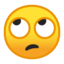 Face With Rolling Eyes Emoji (Google)