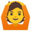 persoană făcând un gest de OK Emoji (Google)