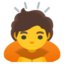 meghajló ember Emoji (Google)