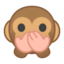 Speak-No-Evil Monkey Emoji (Google)