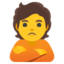 fazendo bico Emoji (Google)