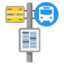 Bus Stop Emoji (Google)