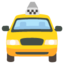 Oncoming Taxi Emoji (Google)