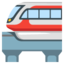 Einschienenbahn Emoji (Google)