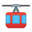 Aerial Tramway Emoji (Google)