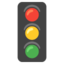 Vertical Traffic Light Emoji (Google)