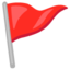 bandeira triangular Emoji (Google)