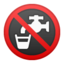 Non-Potable Water Emoji (Google)