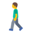 Person Walking Emoji (Google)