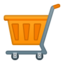 Shopping Cart Emoji (Google)