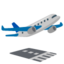 avion au décollage Emoji (Google)