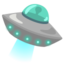 Flying Saucer Emoji (Google)