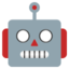 muka robot Emoji (Google)