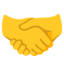 handskakning Emoji (Google)