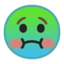 Nauseated Face Emoji (Google)