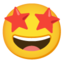 i-star-struck Emoji (Google)