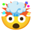 eksplodująca głowa Emoji (Google)