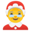 kerstvrouw Emoji (Google)