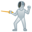 Person Fencing Emoji (Google)