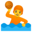 Wasserballspieler(in) Emoji (Google)