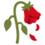 verwelkte bloem Emoji (Google)