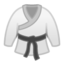 Martial Arts Uniform Emoji (Google)