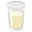 bicchiere di latte Emoji (Google)