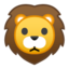Lion Face Emoji (Google)